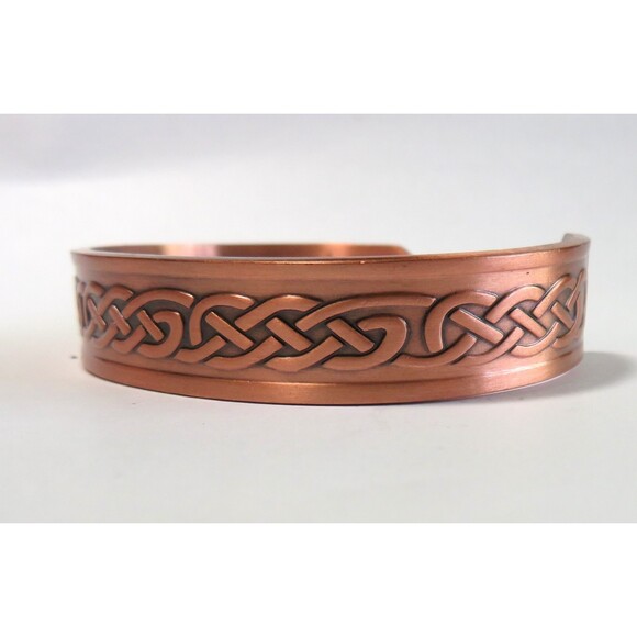 Celtic Knot Magnetized Natural Copper Bracelet NWOT  Health item Holistic - Picture 4 of 13